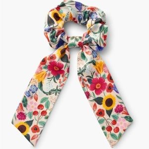 RIFLE Paper Co Blossom Silky Scrunchie